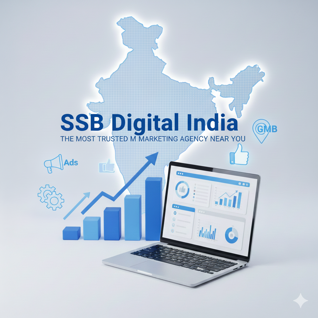 Most Trusted Digital Marketing Agency Near You | SSB Digital India