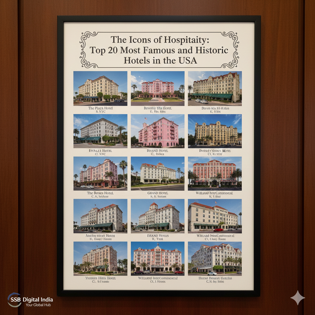 The Icons of Hospitality: Top 20 Most Famous and Historic Hotels in the USA