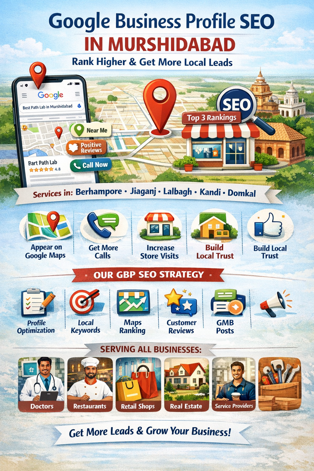 (GBP/GMB) Google Business Profile SEO in Murshidabad – Rank Higher & Get More Local Leads || ssb digital india