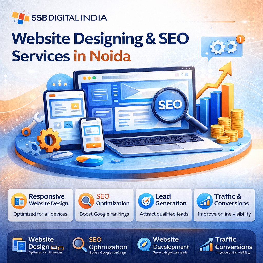 Website Designing & SEO Services in Noida – Build a Powerful Online Presence with SSB Digital India