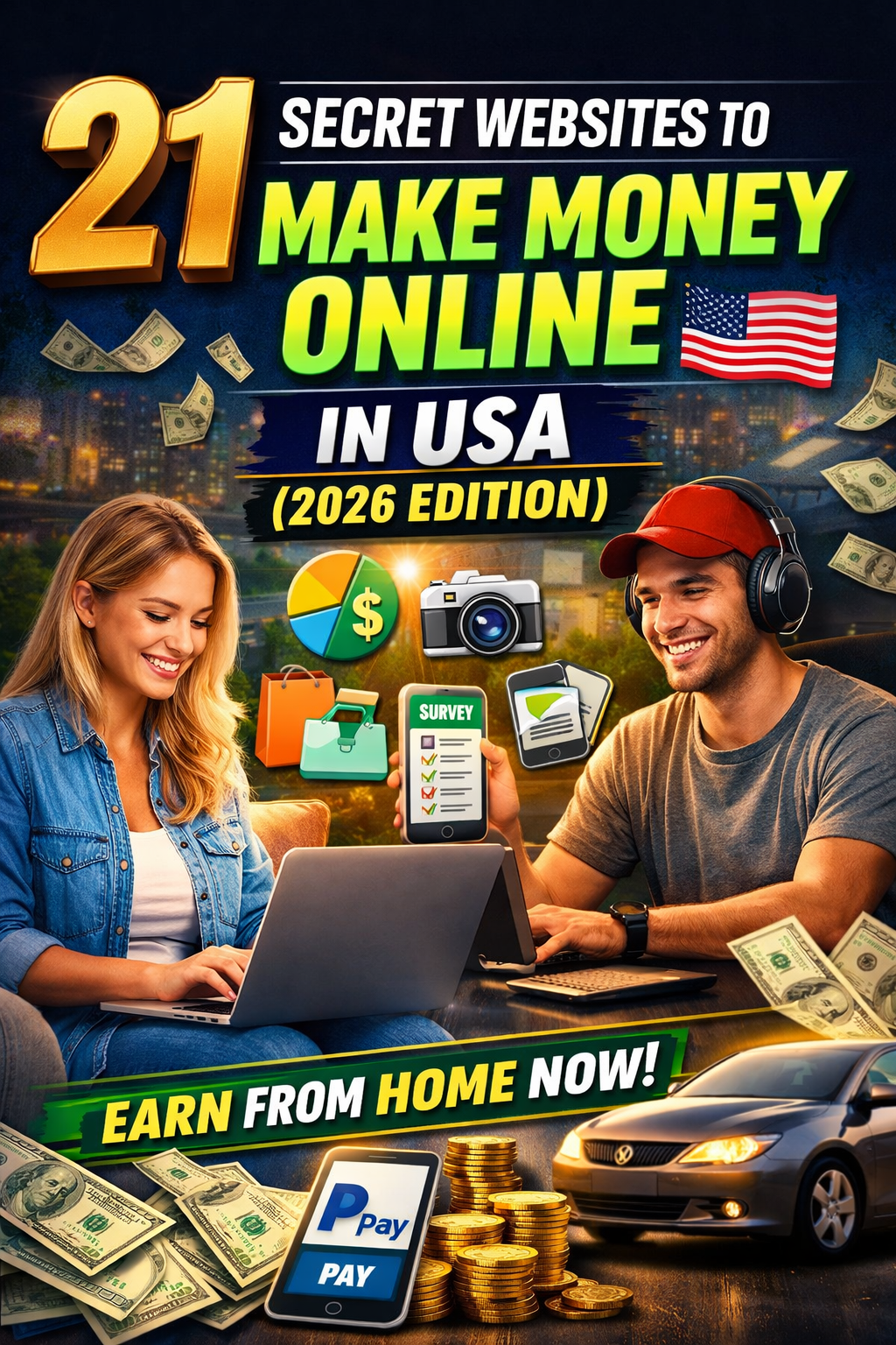21 Secret Websites to Make Money Online in USA (2026 Legit Guide)