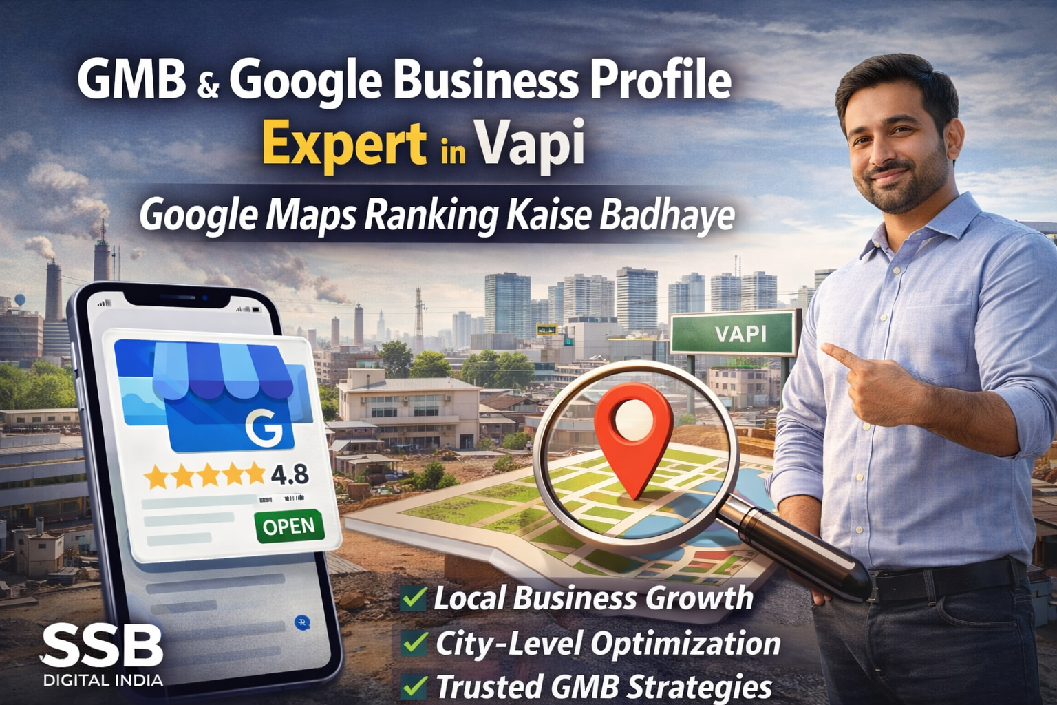 Google listing Expert in Vapi – Boost Your GMB & Google Maps Ranking