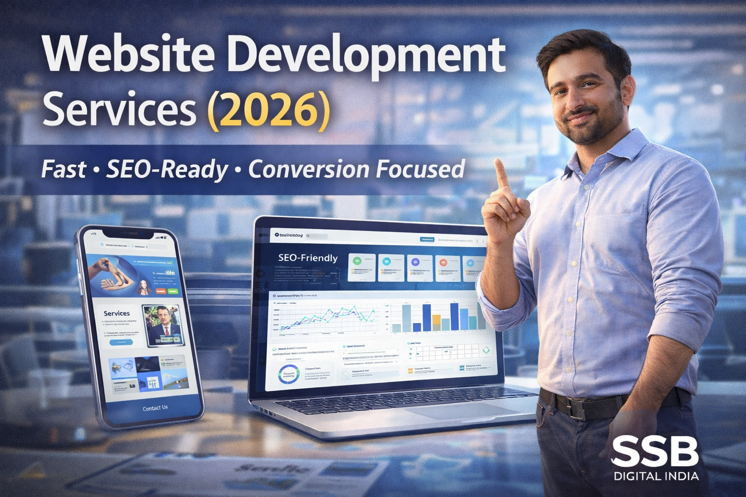 Website Development Services in India (2026) – SEO-Optimized, Fast & Conversion-Focused Websites