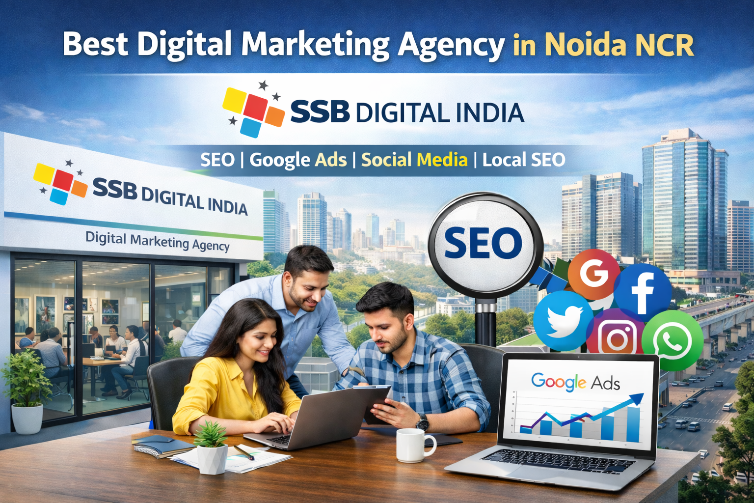 SSB Digital India – Noida NCR Ki Best Digital Marketing Agency Jo Real Business Growth Laati Hai