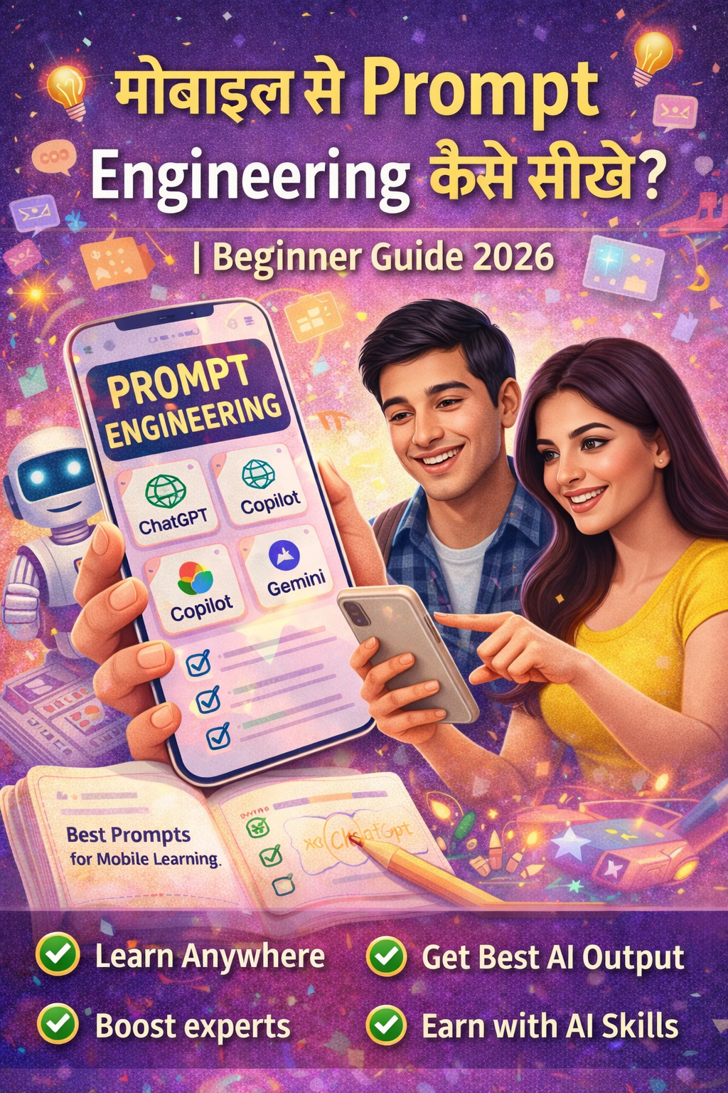 मोबाइल से Prompt Engineering कैसे सीखें?