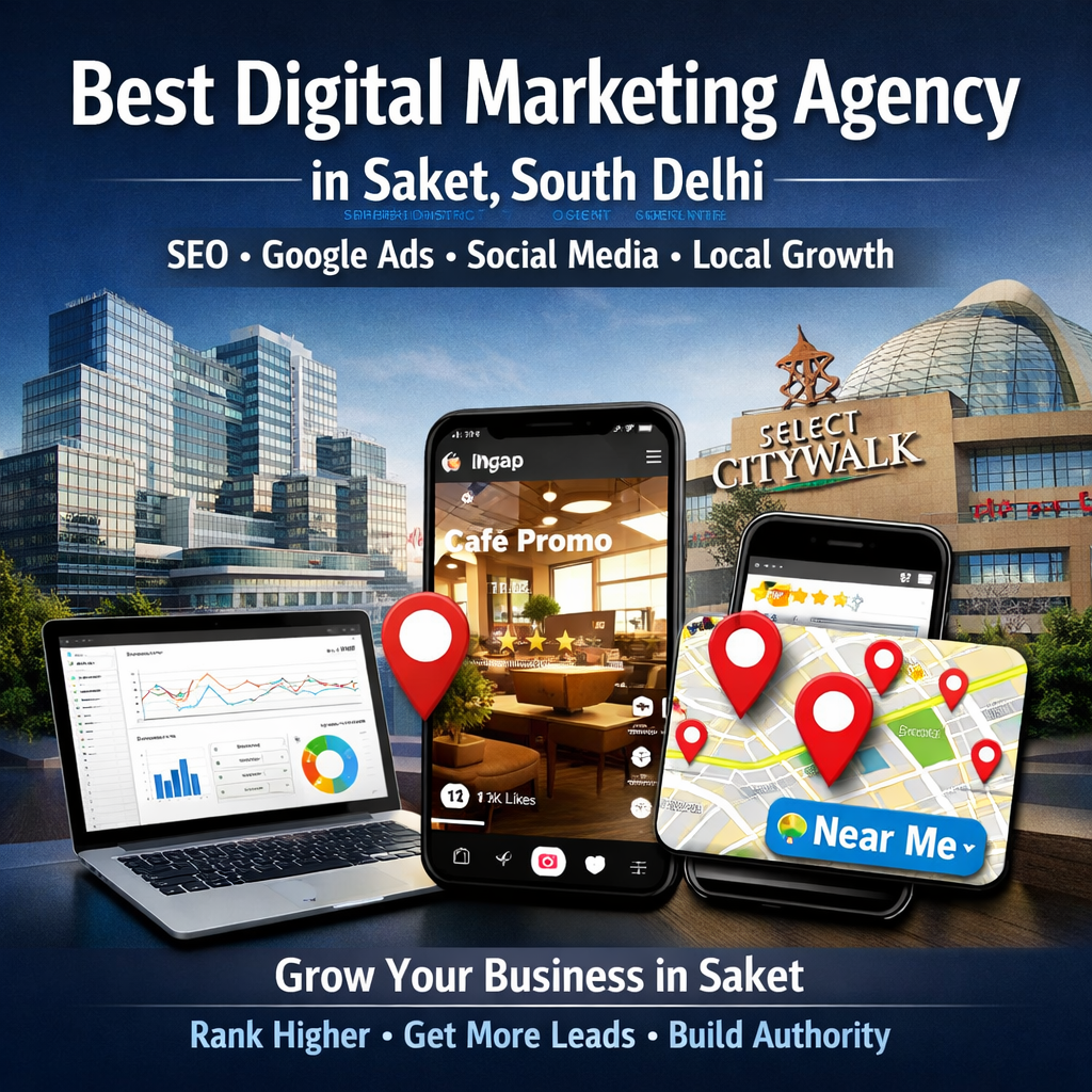 Best Digital Marketing Agency in Saket, South Delhi