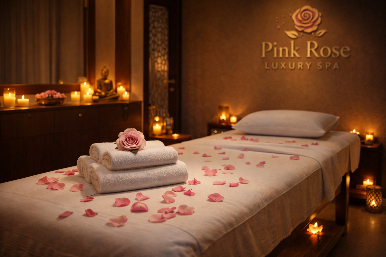 Pink Rose Luxury Best Body & Thai Spa Indirapuram – Full Body & Couple Spa Ghaziabad
